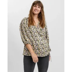 Vero Moda Curve dame bluse VMMINTI - Birch