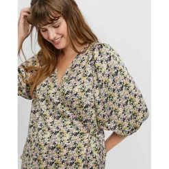 Vero Moda Curve dame bluse VMMINTI - Birch