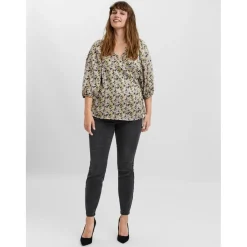 Vero Moda Curve dame bluse VMMINTI - Birch