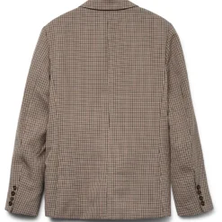 VERO MODA DAME BLAZER AWSIMMA - Beaver Fur Black and Root Beer