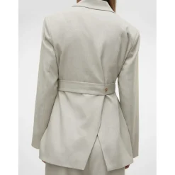 VERO MODA dame blazer VMOMARI - Light Grey Melange