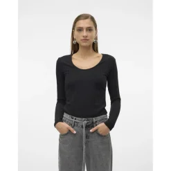 VERO MODA dame bluse VMBRITT - Black