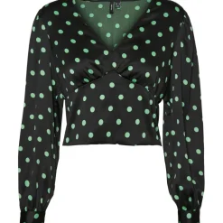 Vero Moda dame bluse VMESSI - Black Catya