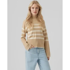 Vero Moda dame bluse VMHAPPINESS - Irish Cream W. BIRCH