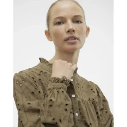 VERO MODA dame bluse VMIPENRI - Capers