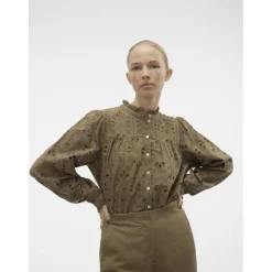 VERO MODA dame bluse VMIPENRI - Capers