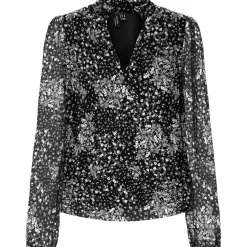 Vero Moda dame bluse VMKAYA - Black Hilma