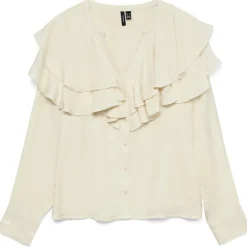 Vero Moda dame bluse VMLIZZI - Birch