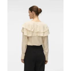 Vero Moda dame bluse VMLIZZI - Birch