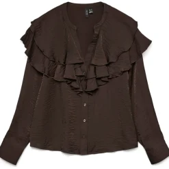 Vero Moda dame bluse VMLIZZI - Chocolate Torte
