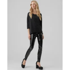 Vero Moda dame bluse VMMALENA - Black Black lurex