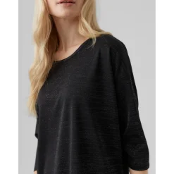 Vero Moda dame bluse VMMALENA - Black Black lurex