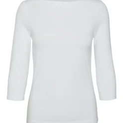 VERO MODA dame bluse VMPANDA - Bright White