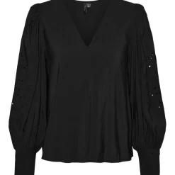 VERO MODA dame bluse VMSANI - Black