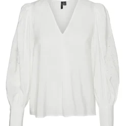 VERO MODA dame bluse VMSANI - Snow white