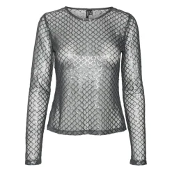 VERO MODA dame bluse VMSAFINA - Asphalt