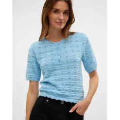 VERO MODA dame bluse VMSHELBY - Airy Blue