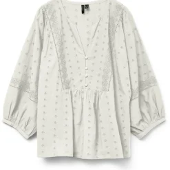 VERO MODA DAME BLUSE VMSOFIE - Snow white