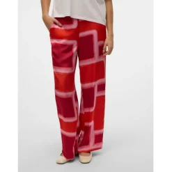 VERO MODA dame bukser VMREBA - Fiery Red Silba