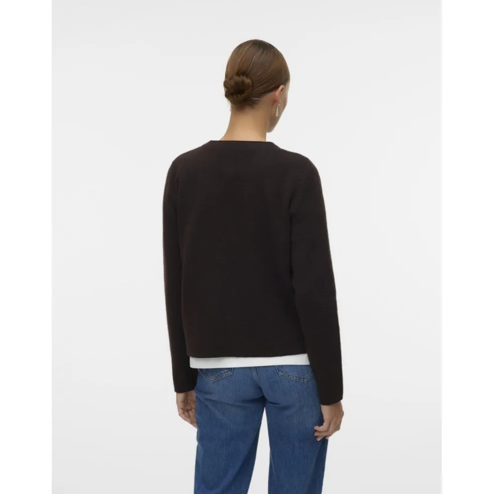 Vero Moda dame cardigan VMMARINA - Chocolate Torte Melange