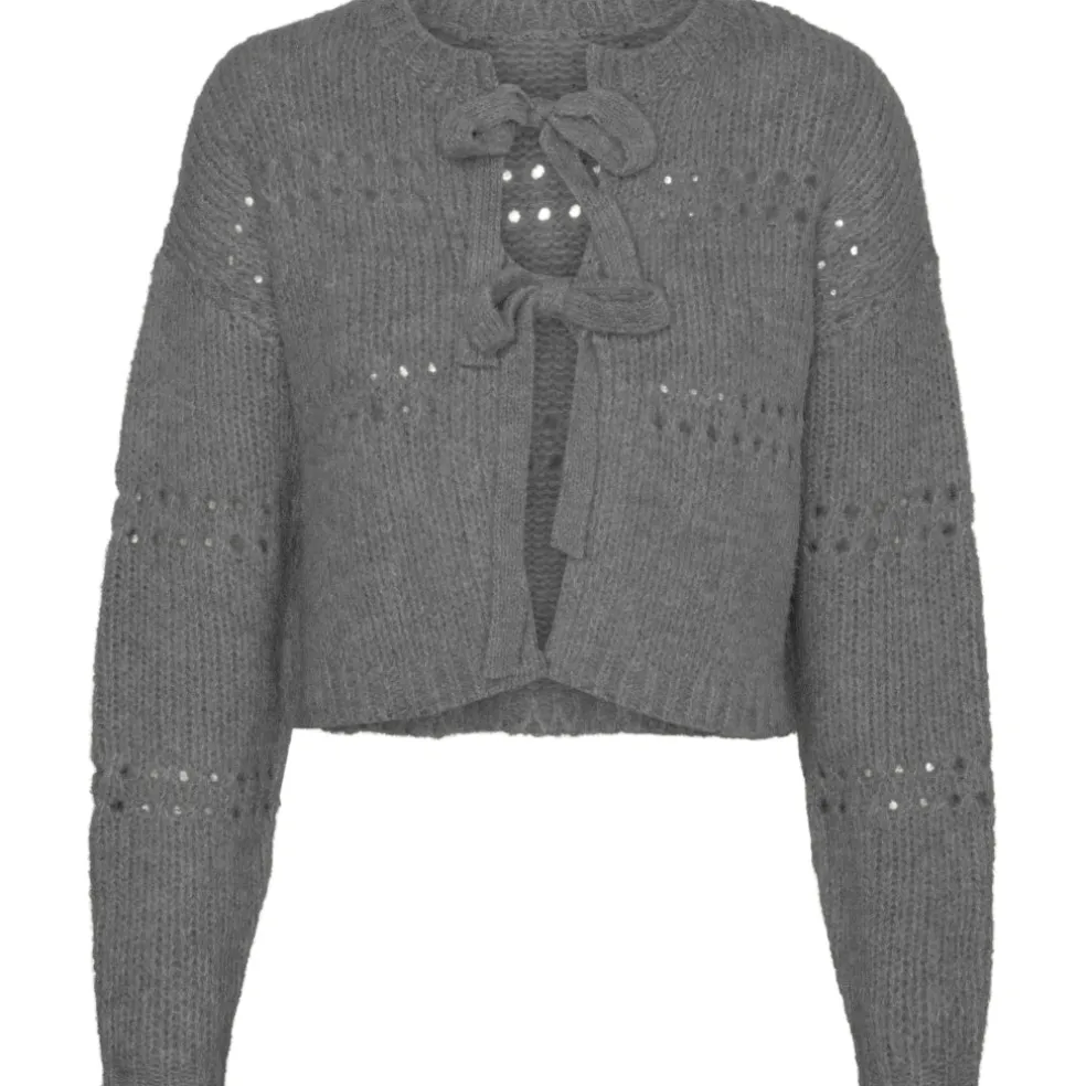 VERO MODA dame cardigan VMADELINA - Medium grey melange