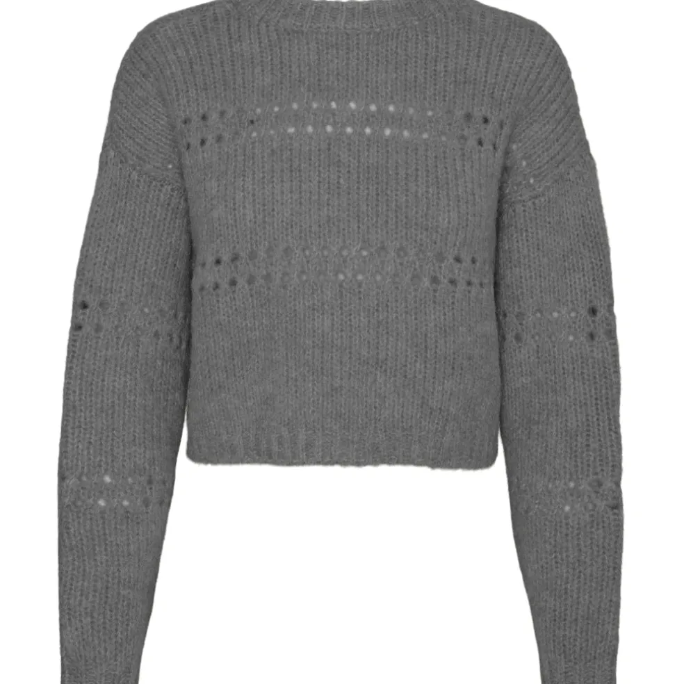 VERO MODA dame cardigan VMADELINA - Medium grey melange