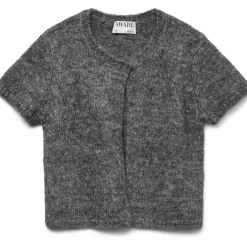 VERO MODA DAME CARDIGANG AWSILJA - Medium grey melange