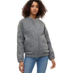 VERO MODA dame jakke VMAMBER - Medium grey melange