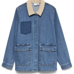 VERO MODA Dame Jakke VMEnya - Medium blue denim