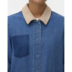 VERO MODA Dame Jakke VMEnya - Medium blue denim