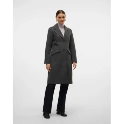 VERO MODA dame Jakke VMFORTUNESARA - Dark grey melange