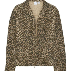 VERO MODA dame jakke VMKIRBY - Silver Mink LEOPARD