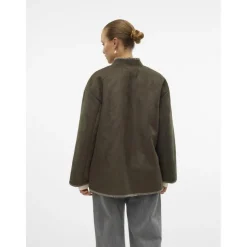 VERO MODA dame jakke VMLIVA - Peat OATMEAL DETAIL