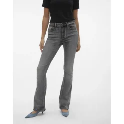 VERO MODA dame jeans VMFLASH - Medium Grey Denim