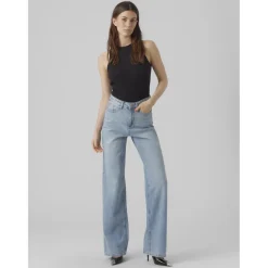 VERO MODA dame jeans VMTESSA - Light Blue Denim