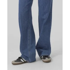 VERO MODA Dame Jeans VMTessa højtaljede Jeans - Medium blue denim
