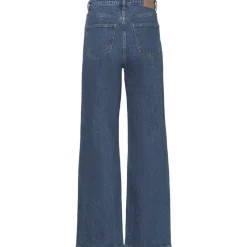 VERO MODA Dame Jeans VMTessa højtaljede Jeans - Medium blue denim