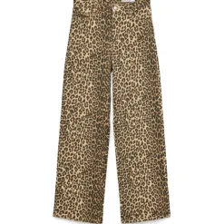 VERO MODA dame jeans VMTESSA - Silver Mink LEOPARD