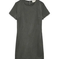 VERO MODA DAME KJOLE AWTAIA - Medium grey melange