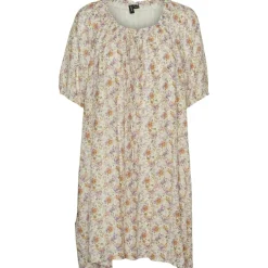 VERO MODA dame kjole VMALIA - Birch MINI FLOWER