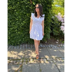 VERO MODA dame kjole VMFANNI - Bright White