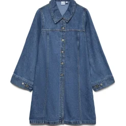 VERO MODA Dame Kjole VMFindo - Medium blue denim