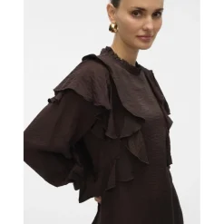 Vero moda dame kjole VMLIZZI - Chocolate Torte