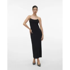 Vero moda dame kjole VMNAVINA - Black