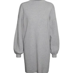 Vero Moda dame kjole VMNANCY - Light Grey Melange