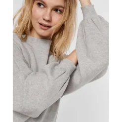Vero Moda dame kjole VMNANCY - Light Grey Melange