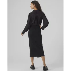 Vero Moda dame nederdel VMMONIC - Black Denim