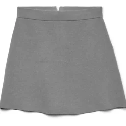 VERO MODA DAME NEDERDEL VMSABA - Medium grey melange
