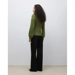 VERO MODA Dame Pullover Awulla - calliste green