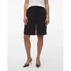 VERO MODA DAME SHORTS AWPASSI - Black